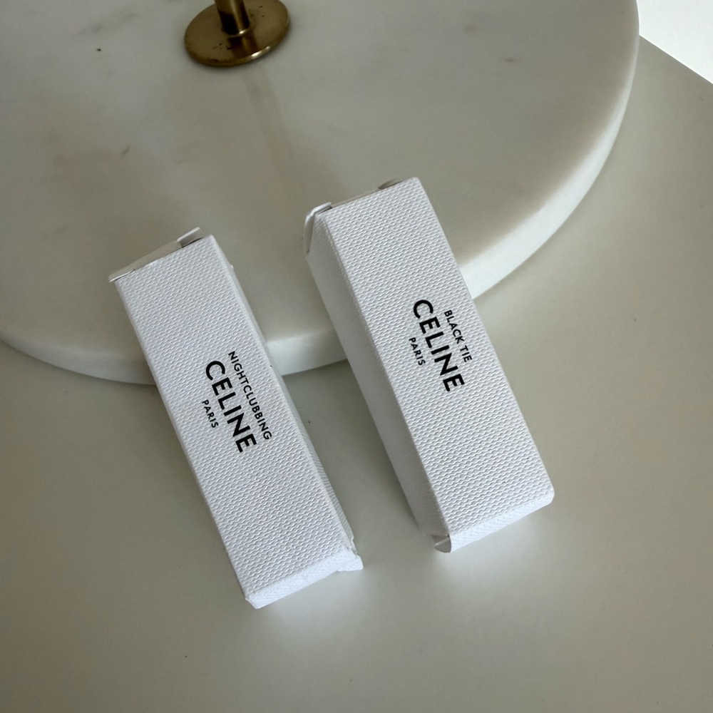NWT 2 CELINE samples: Nightclubbing and Black Tie /2mg each